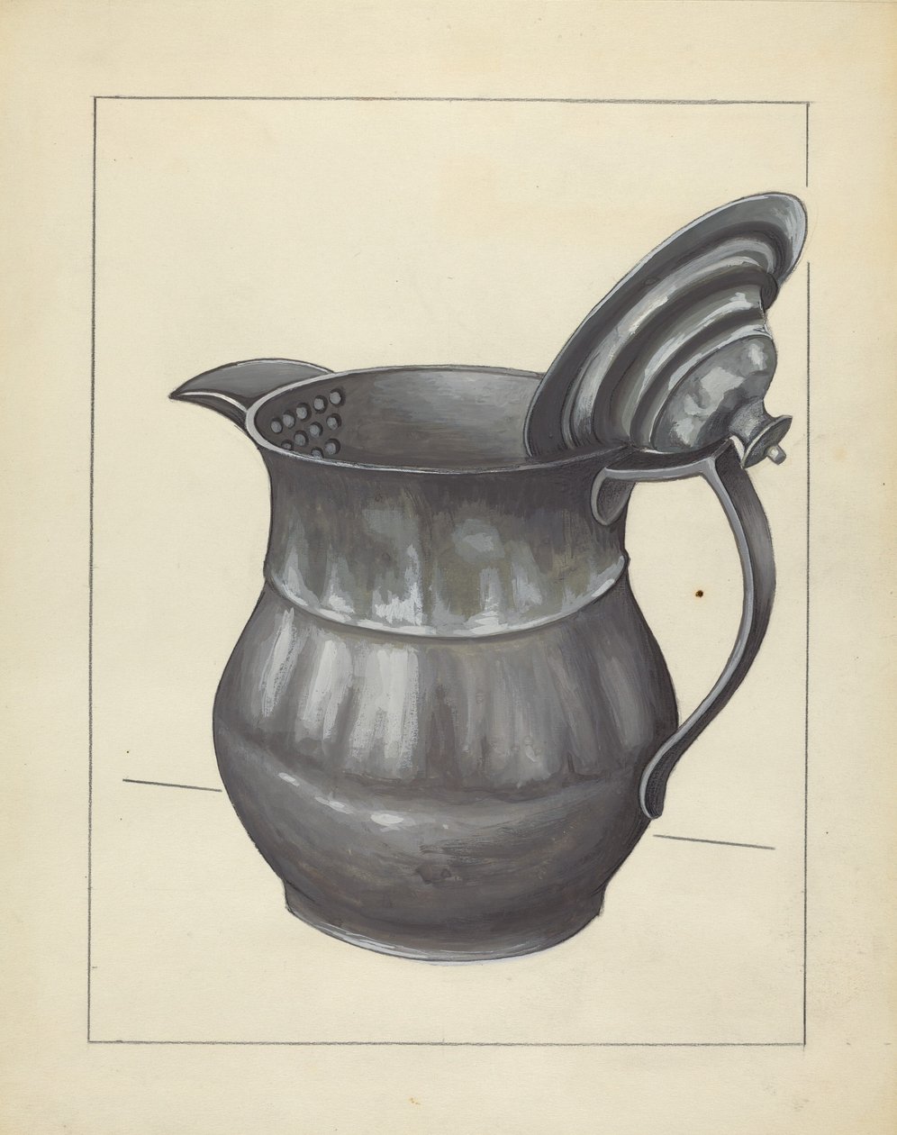 Silver Teapot, c. 1936. de Jules Lefevere