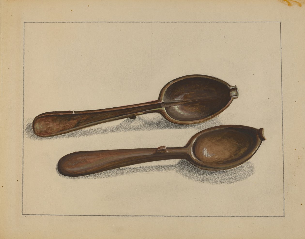 Molde de colher de sopa, c. 1936. de Jules Lefevere