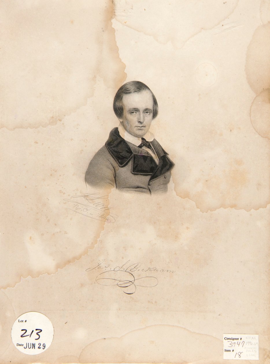 Retrato de James S. Beckham de Jules Lion