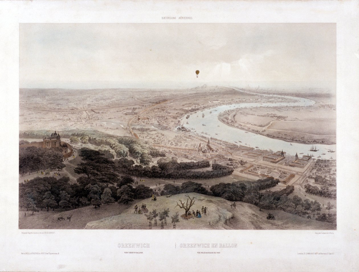Greenwich, Londres, c1845 de Jules Louis Arnout