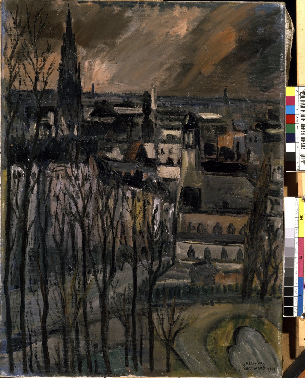 Rua Montagne de la Cour ( em Bruxelas ) de Jules Marie Canneel