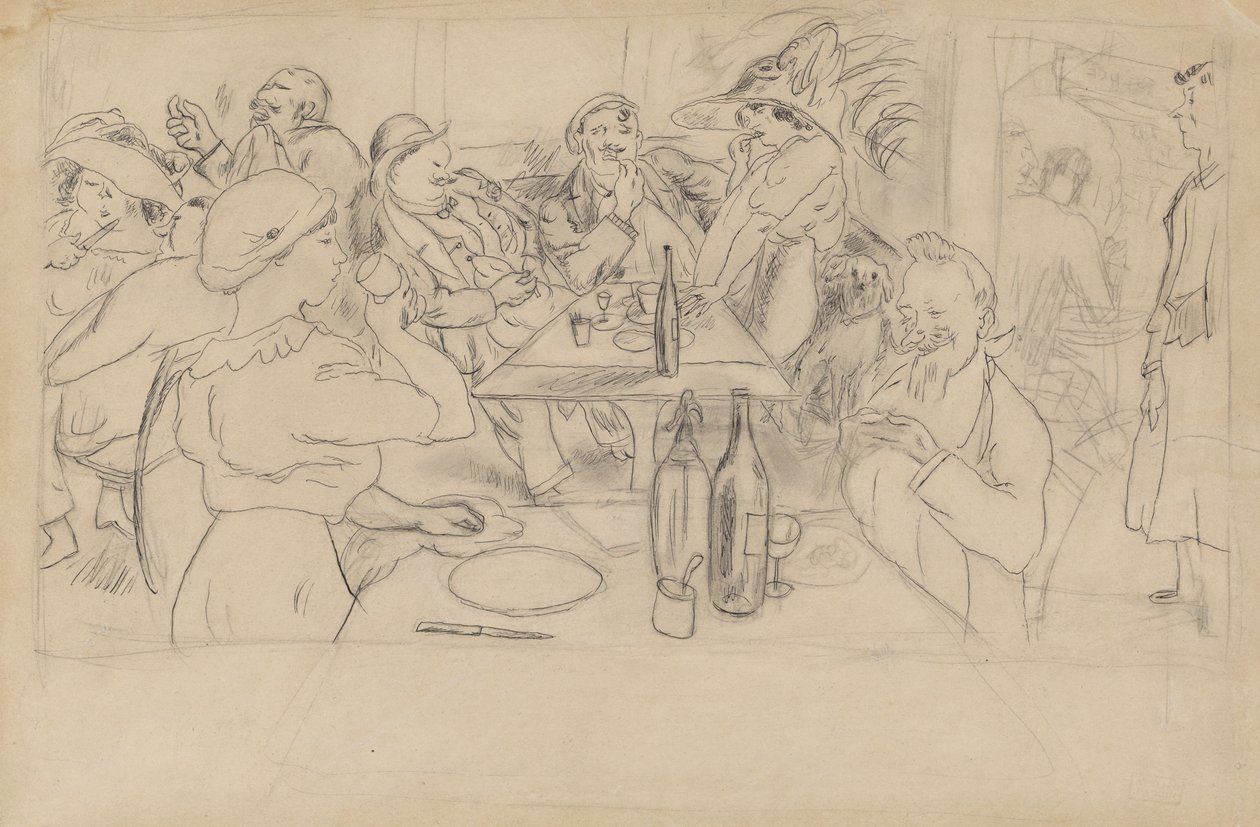 Café? Cena de Jules Pascin
