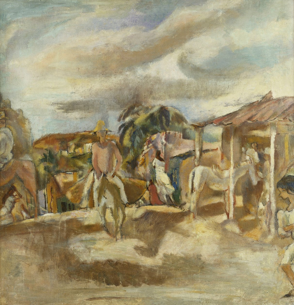 Vila cubana; Vila Cubana, c.1917-1918 de Jules Pascin