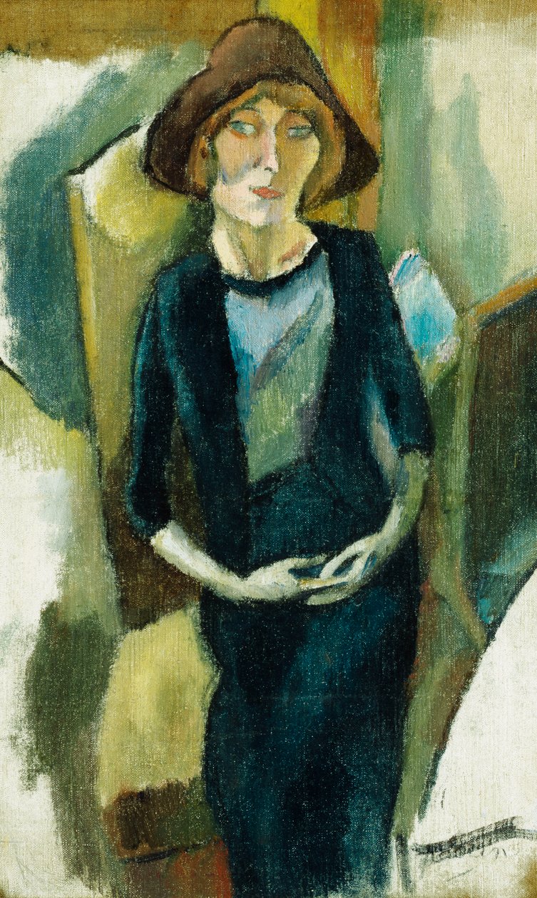 Hermin em Azul, 1916 de Jules Pascin