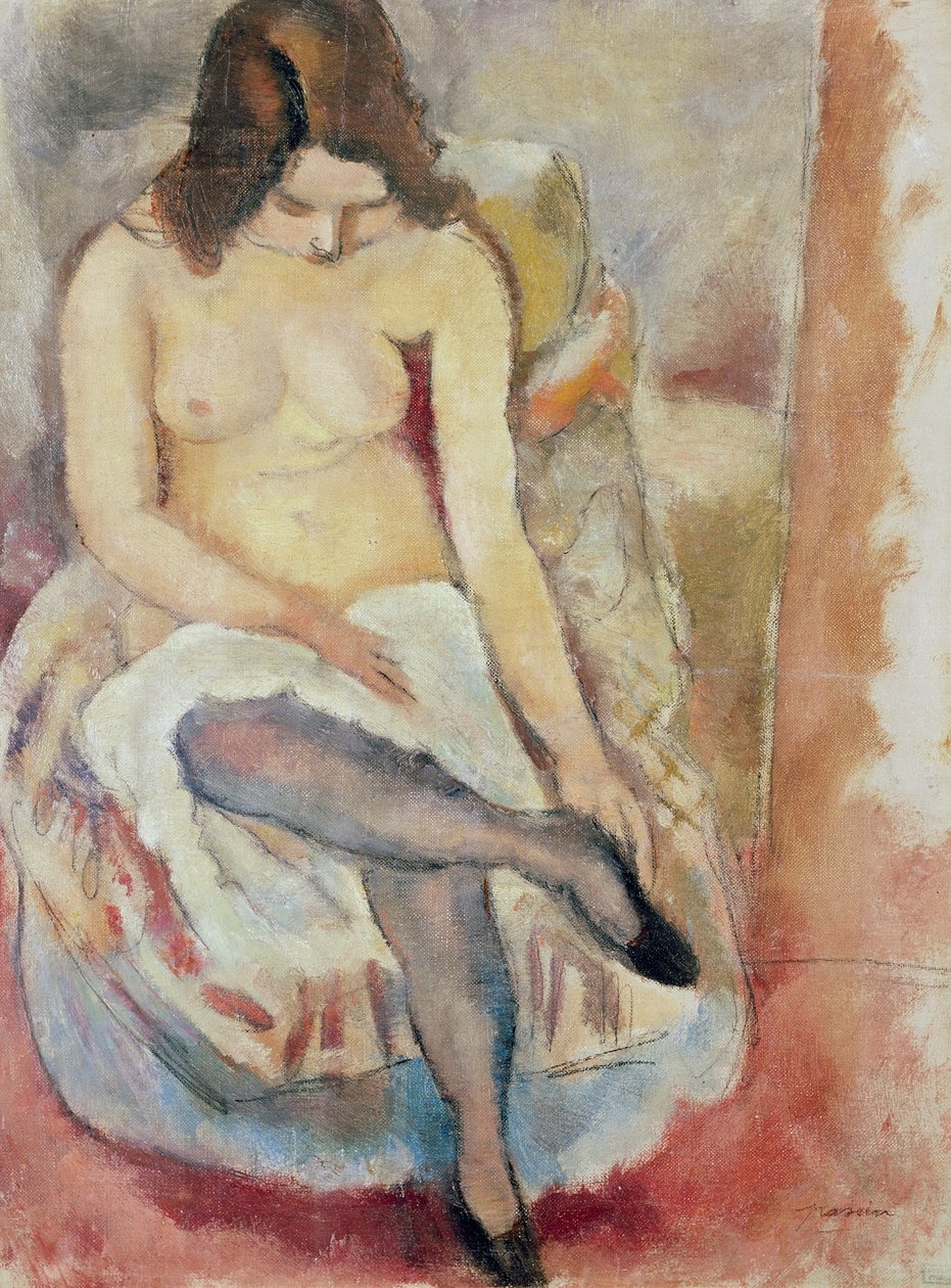Mulher sentada de Jules Pascin