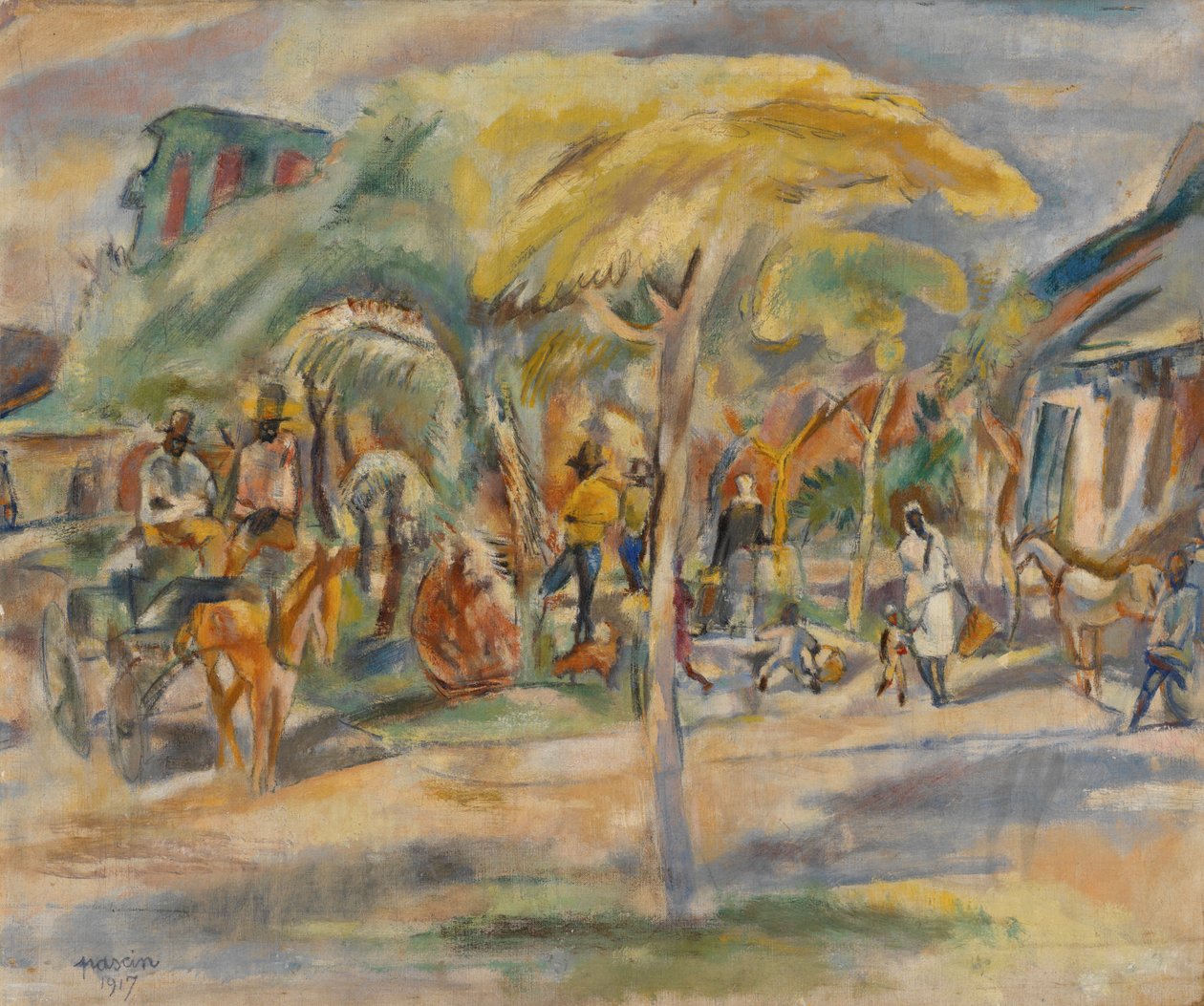Paisagem do Sul de Jules Pascin