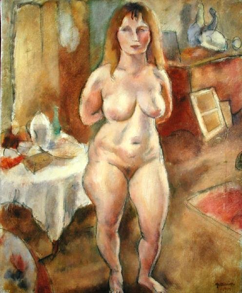 Nu de Pé no Quarto de Jules Pascin