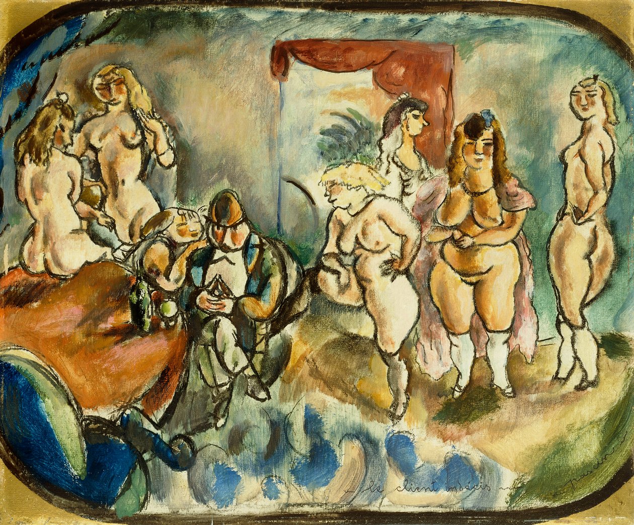 O Cliente Dithering de Jules Pascin