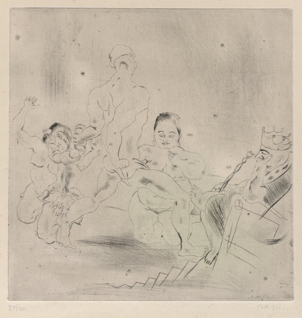 O julgamento de Salomão de Jules Pascin