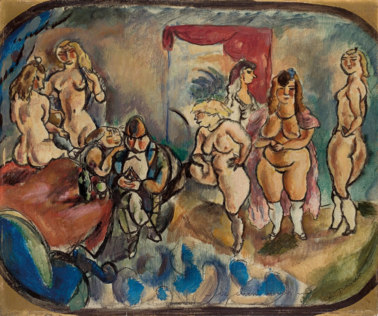 O Cliente Indeciso; O cliente indecis, 1916 de Jules Pascin