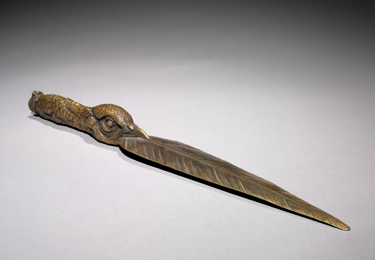 Faca de papel, 1800s de Jules Pierre Moigniez