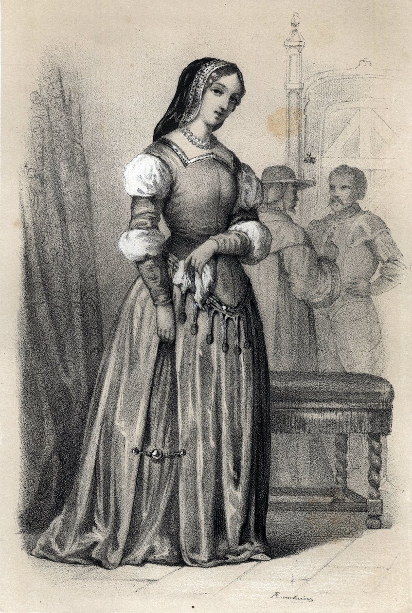 Retrato de Catherine Sforza (Caterina) de Jules and Raunheim Hermann David