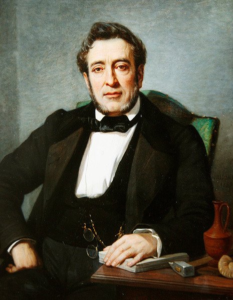 Retrato de Emilien Dumas, 1859 (óleo no canva) de Jules Salles Wagner