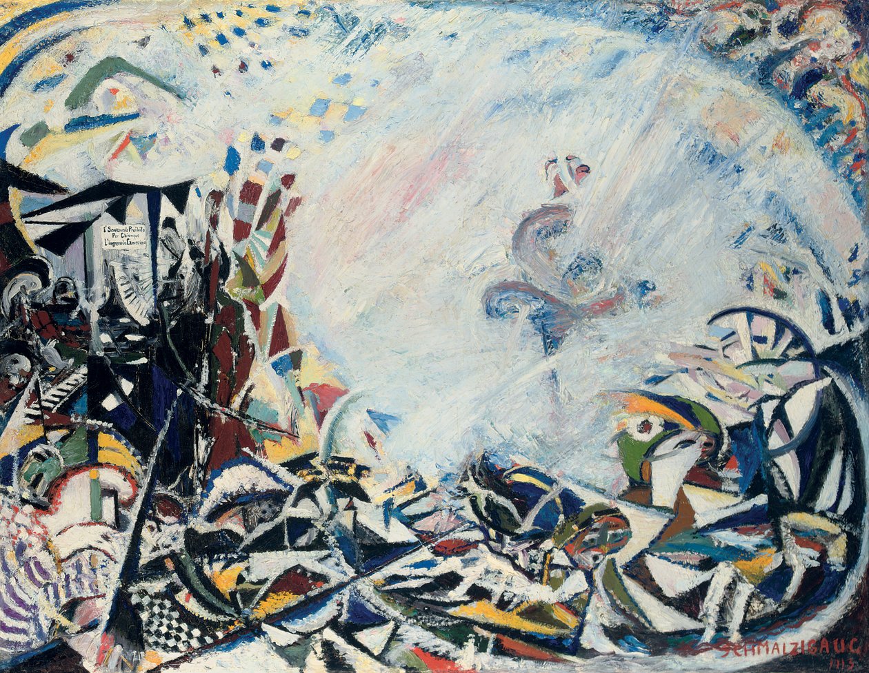 A dinâmica da dança; A dinâmica da dança, 1913 de Jules Schmalzigaug