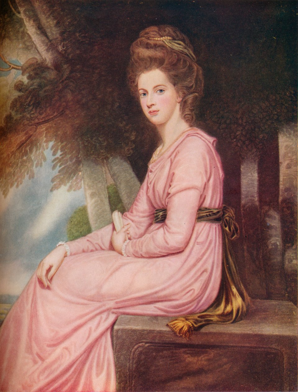Caroline Condessa Carisle, século XVIII, 1913 de Jules Simon Payrau
