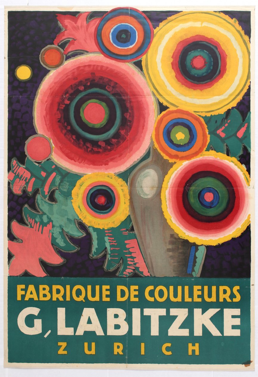 Labitzke Color Paints Zurique, 1916. de Jules de Praetere