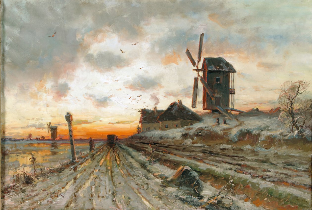 Início da primavera de 1906 de Juli Julievich Klever