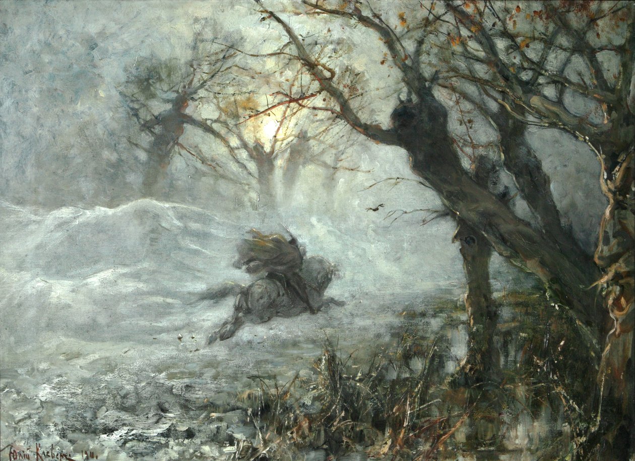 O rei da floresta, ca 1887 de Juli Julievich Klever