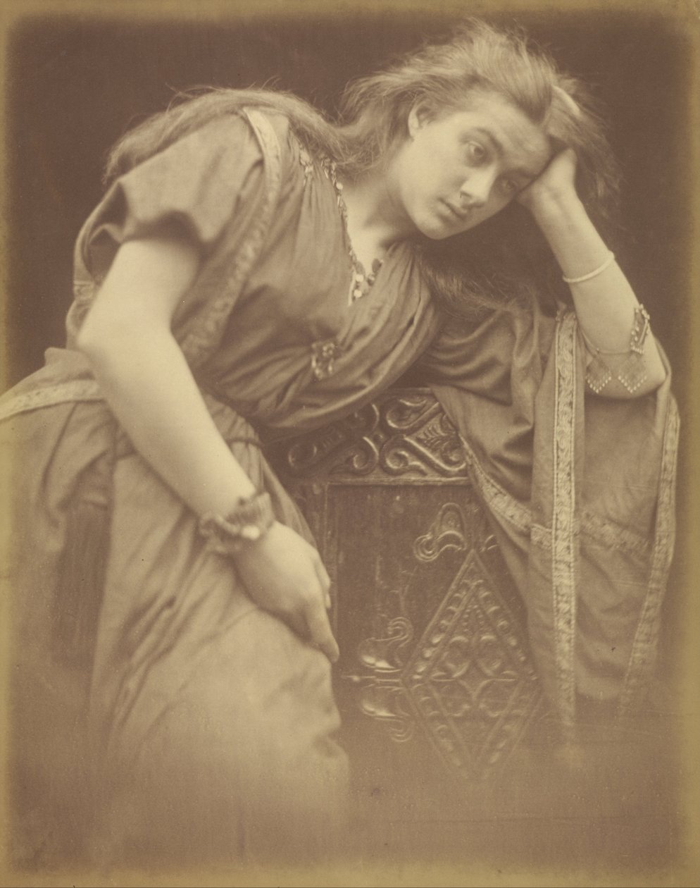 Ela disse que eu estou aweary aweary Eu gostaria que eu estivesse morto de Julia Margaret Cameron
