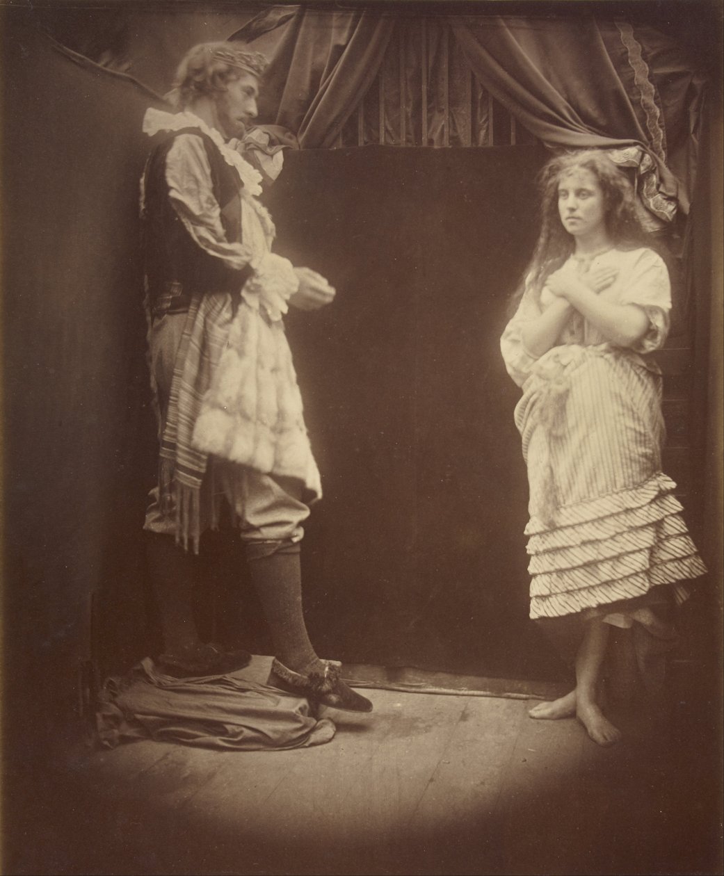 Rei Cophetua e a empregada mendigo de Julia Margaret Cameron