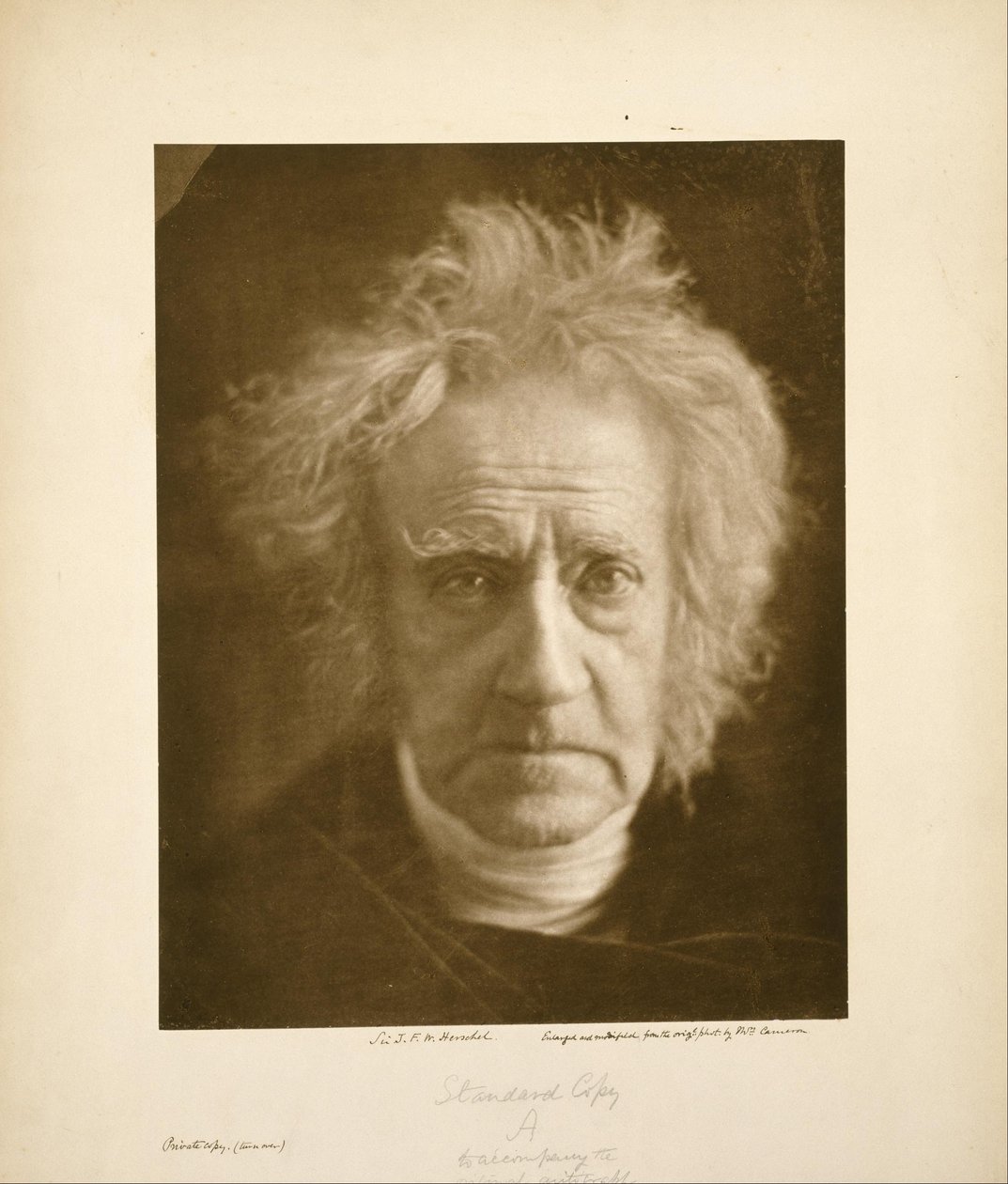 Sir John Frederick William Herschel de Julia Margaret Cameron