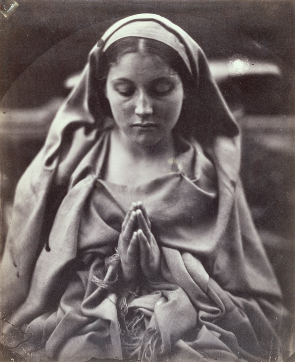 St. Agnes (impressão de albume) de Julia Margaret Cameron