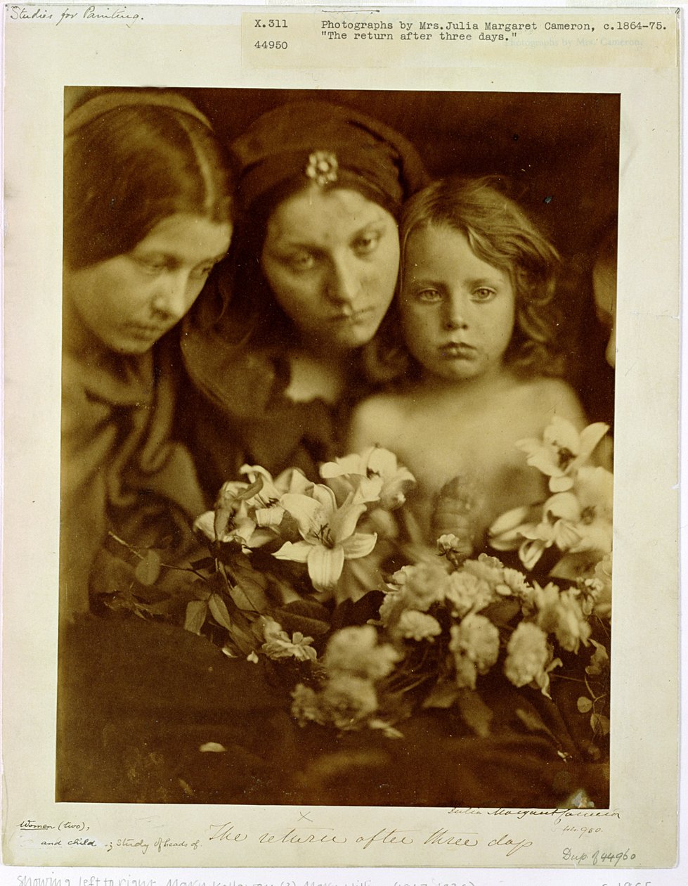O retorno depois de três dias, c.1865 de Julia Margaret Cameron
