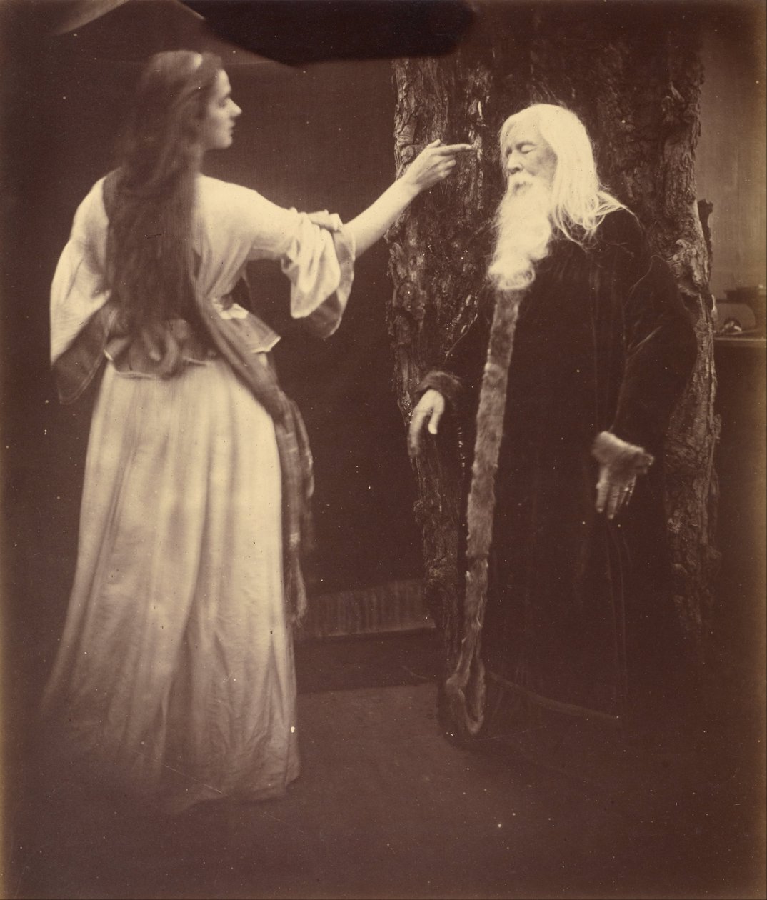 Vivien e Merlin de Julia Margaret Cameron