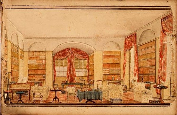 A Biblioteca em Aynhoe de Julia Cartwright