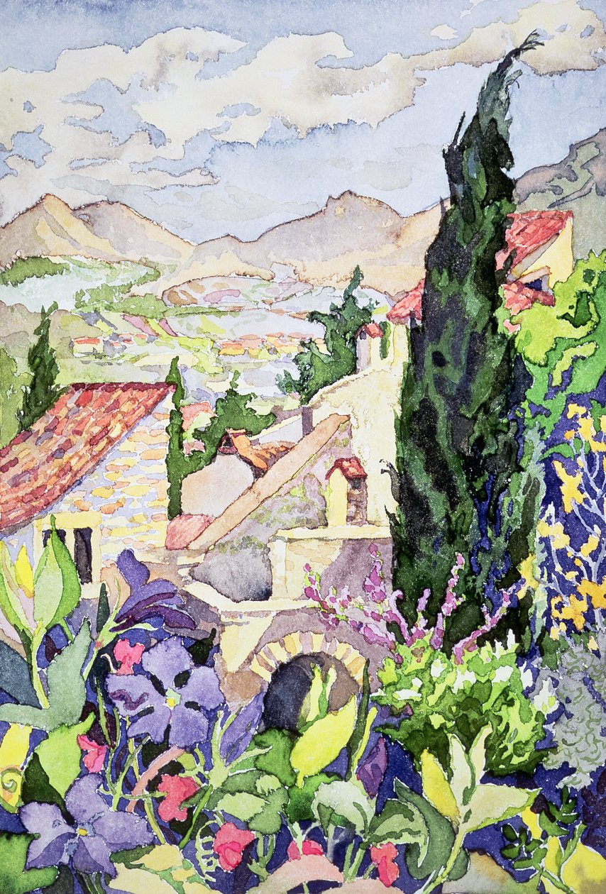 A cidade velha de Vaison de Julia Gibson
