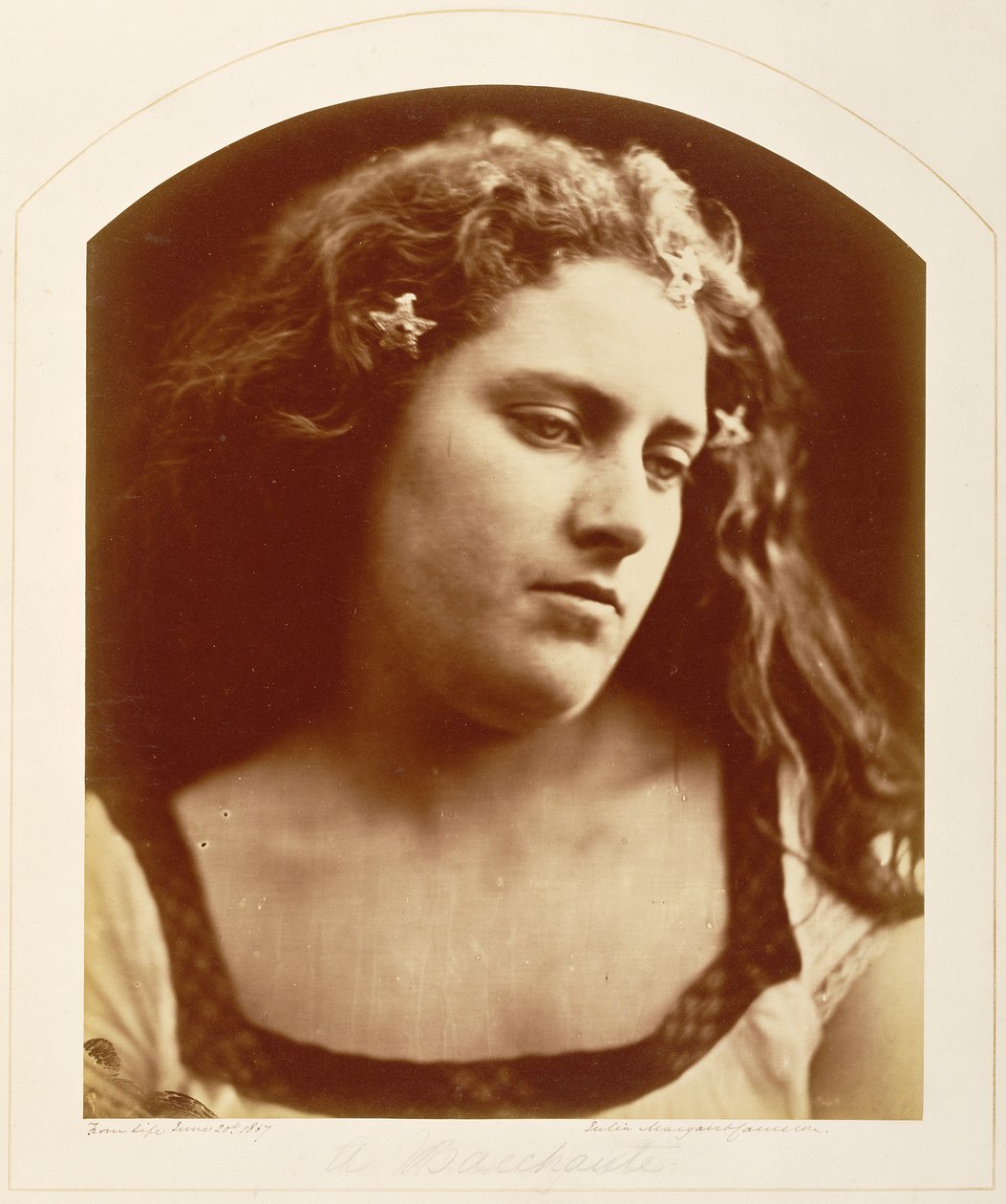 [Uma bacante] de Julia Margaret Cameron