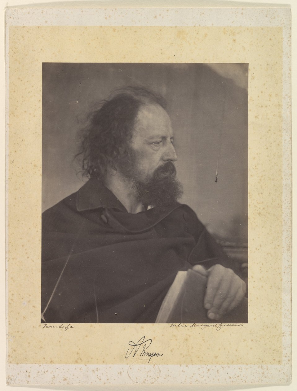 Alfred, Lord Tennyson de Julia Margaret Cameron