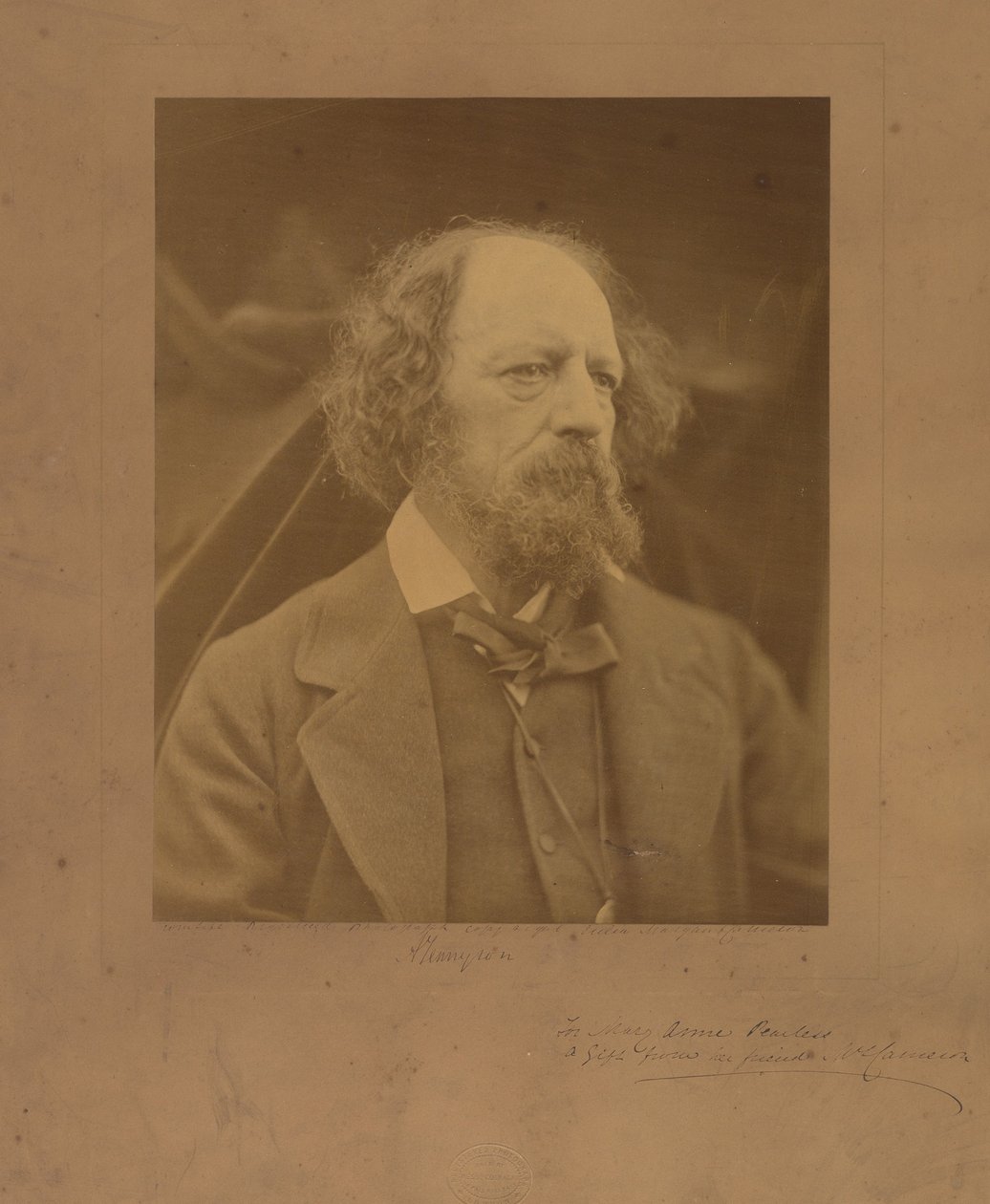 Alfred, Lord Tennyson de Julia Margaret Cameron