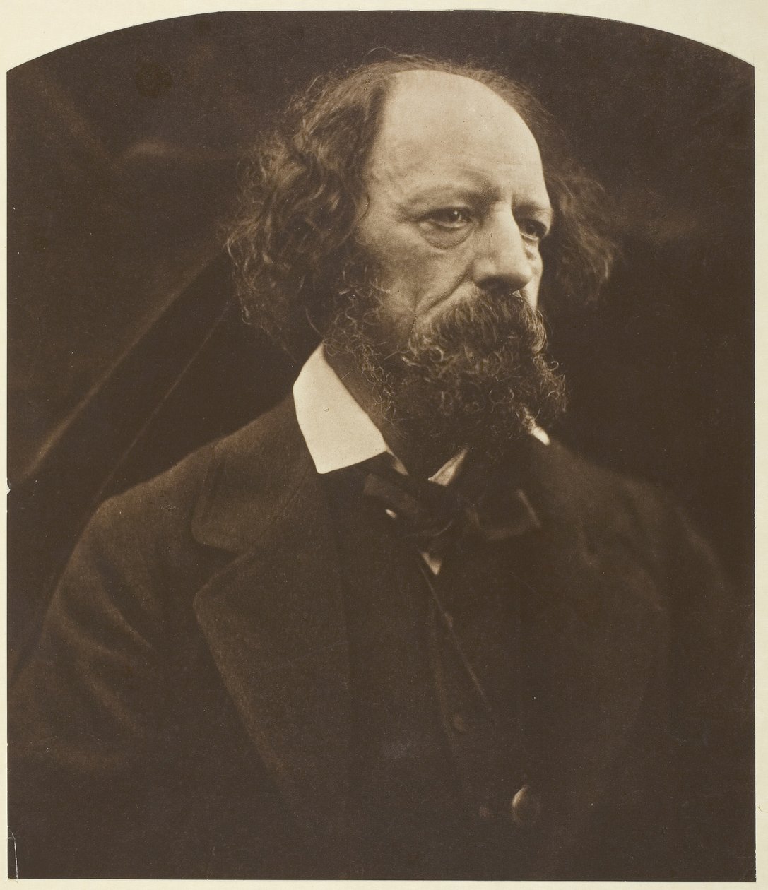 Alfred, Lord Tennyson, 1869, impresso em 1875. de Julia Margaret Cameron
