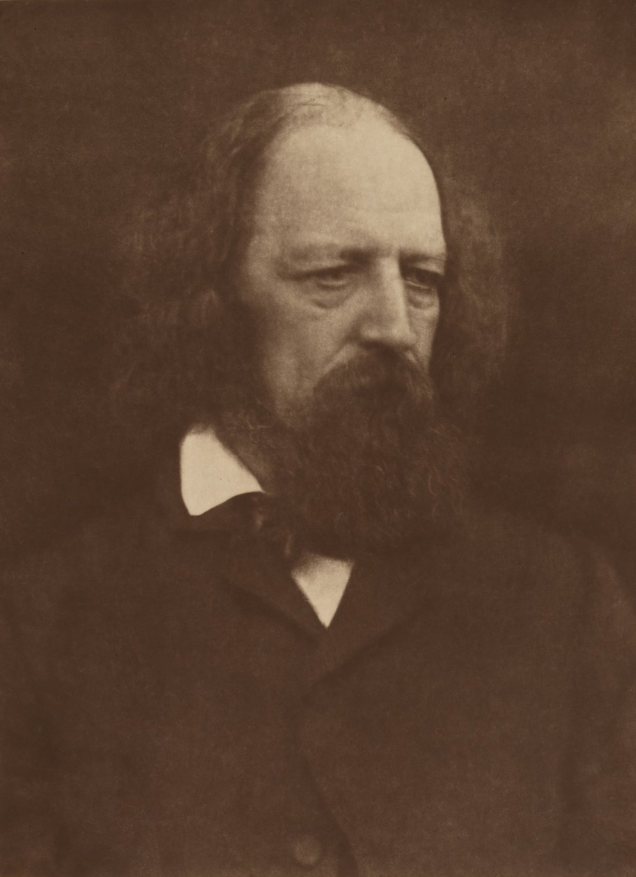 Alfred, Lord Tennyson, 1869, impresso em 1905. de Julia Margaret Cameron