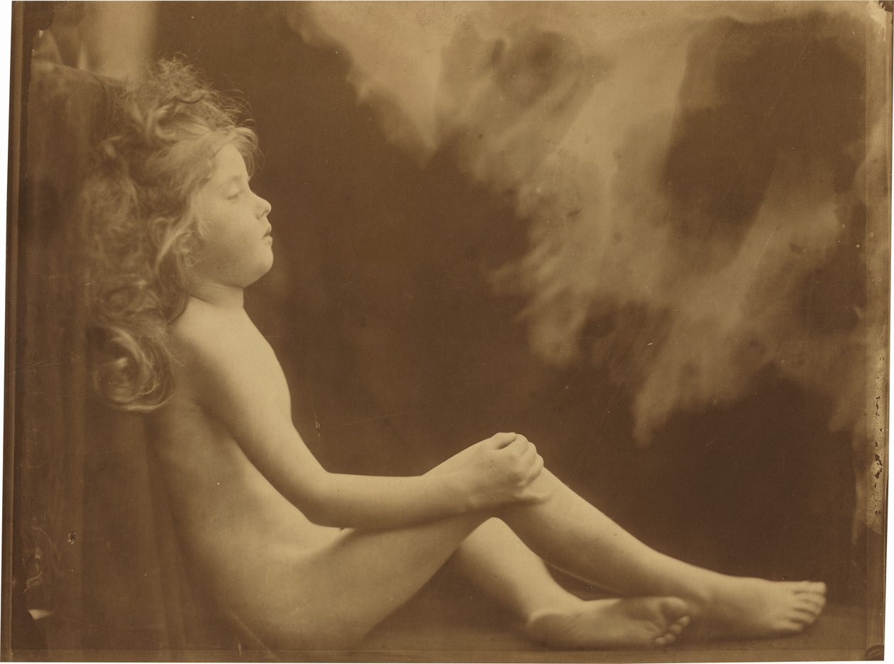 Um Anjo que não se deixa levar pelo seu desejo,1873 (foto) de Julia Margaret Cameron