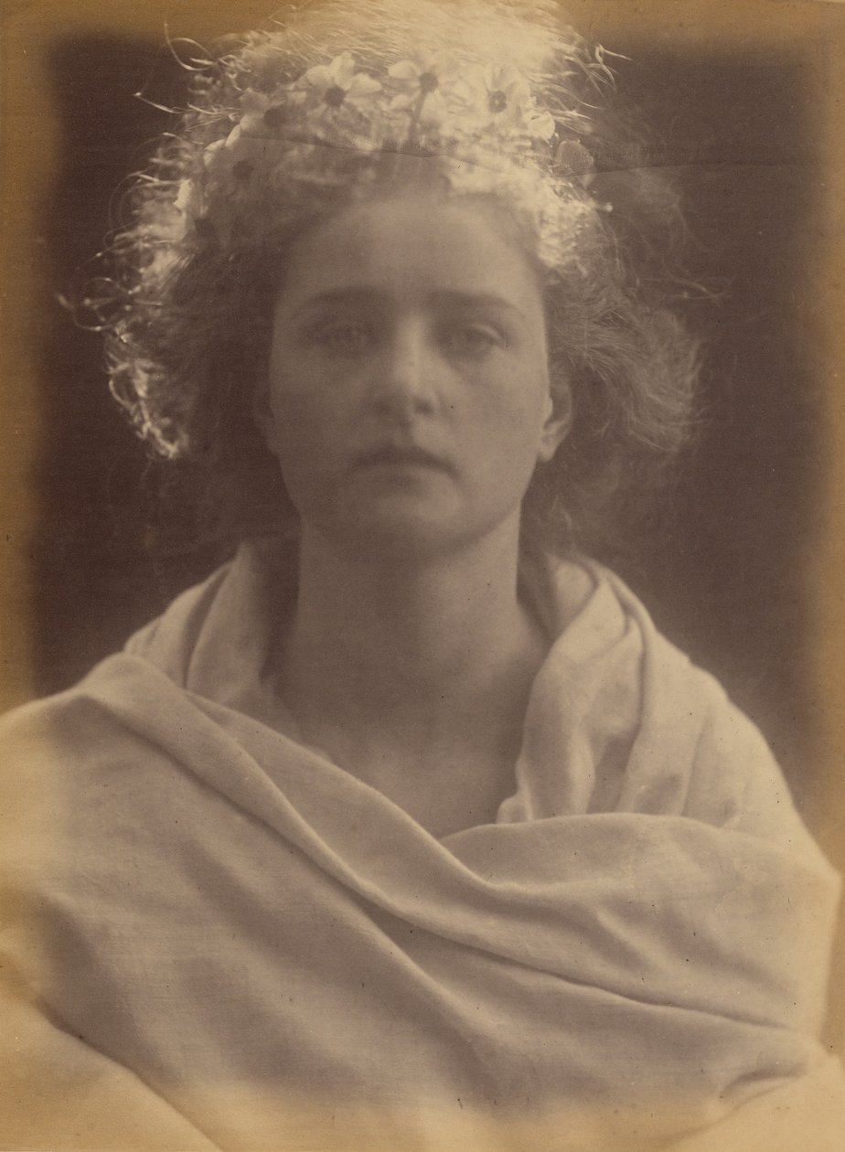 Aurora, Deusa da Manhã, Estudo de Emily Peacock de Julia Margaret Cameron