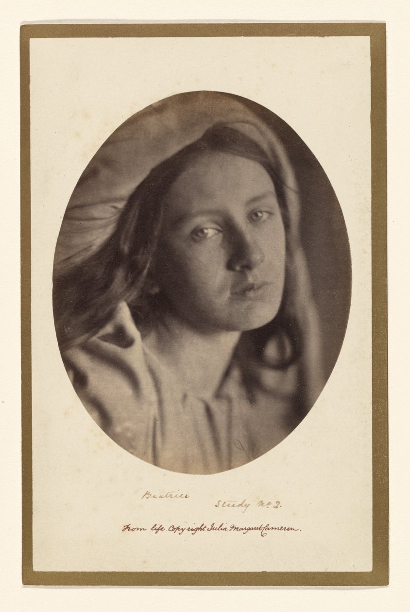 Beatrice, estudo n.º 2 de Julia Margaret Cameron