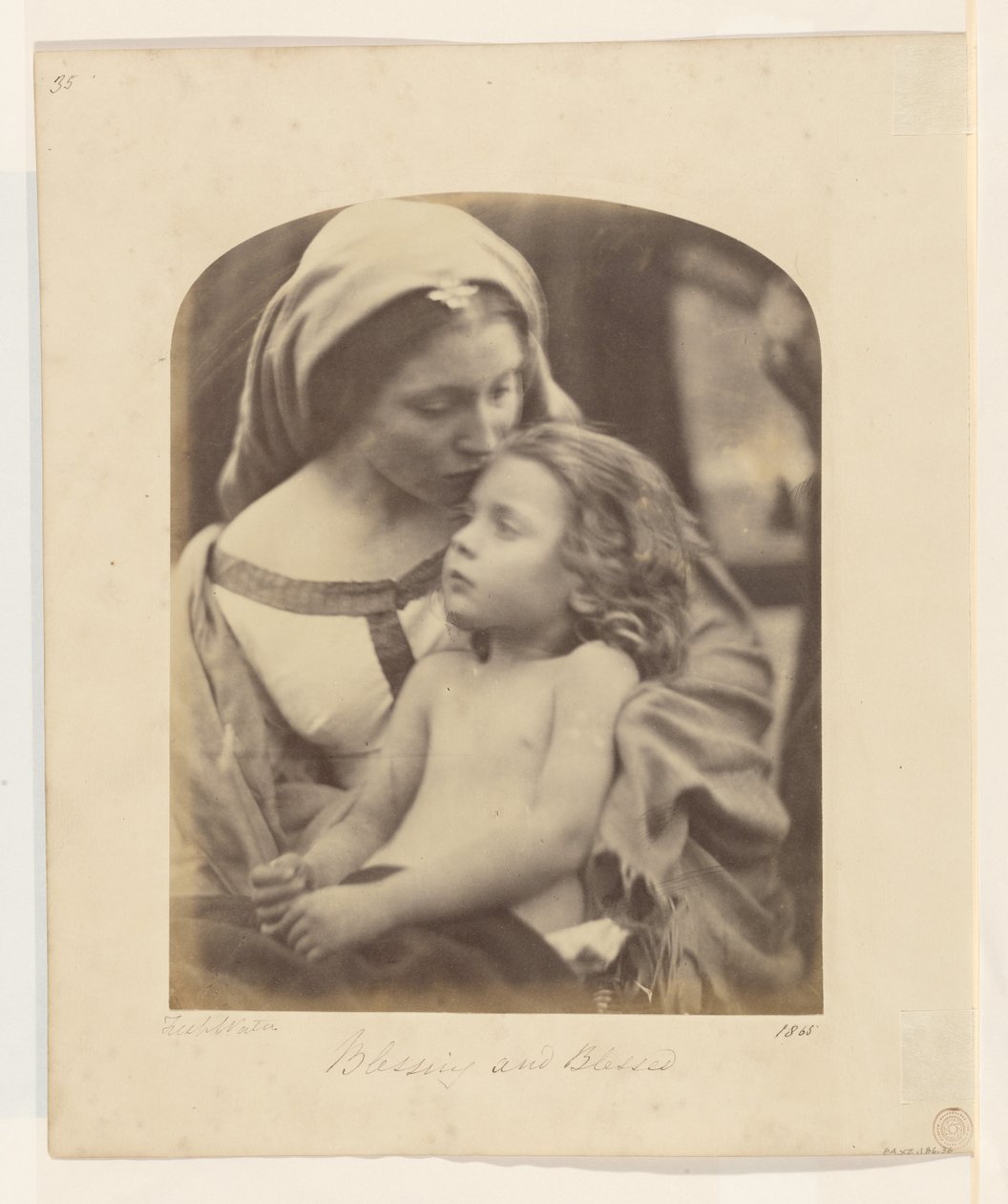 Bênção e Abençoado de Julia Margaret Cameron
