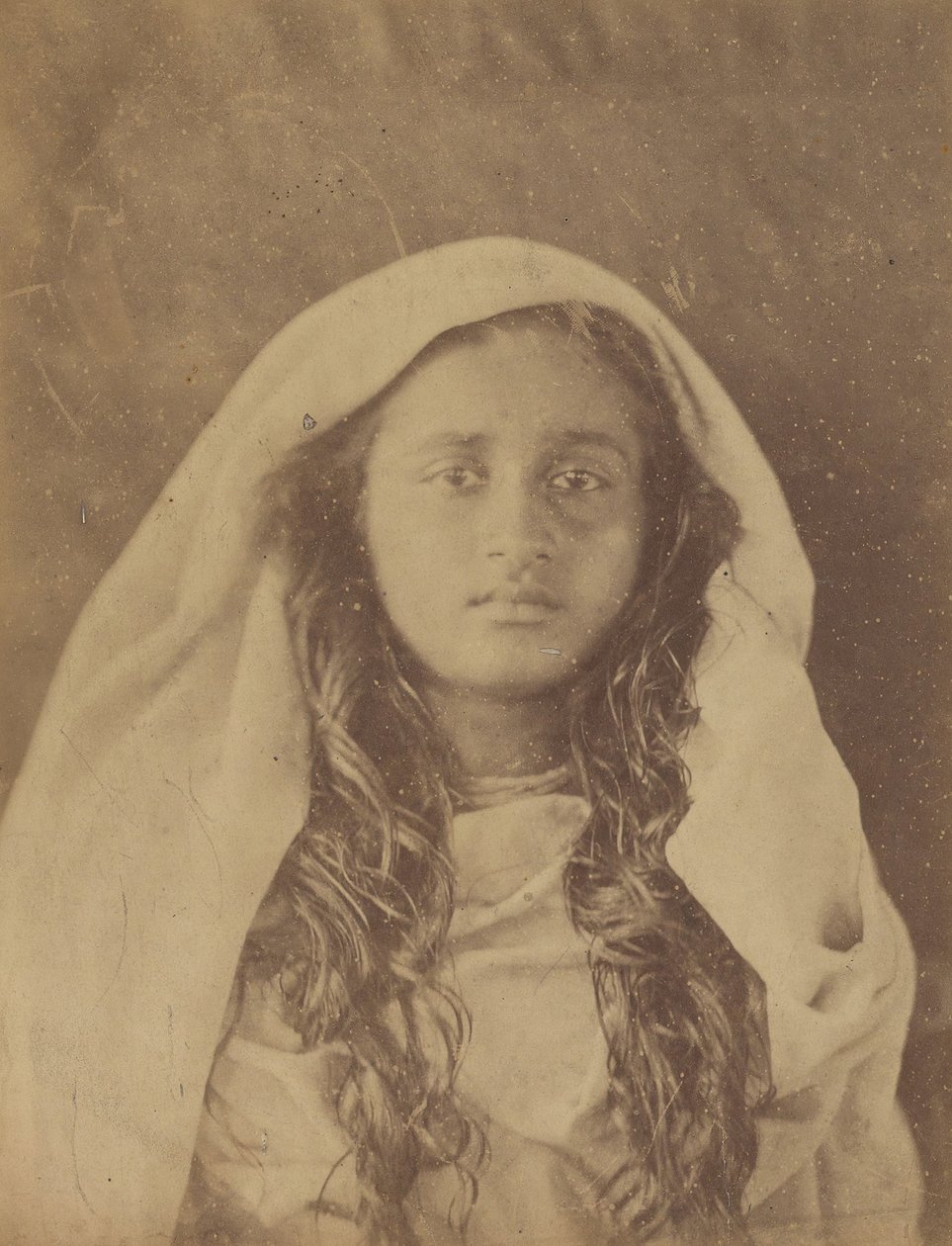 Mulher do Ceilão, 1875-79. de Julia Margaret Cameron