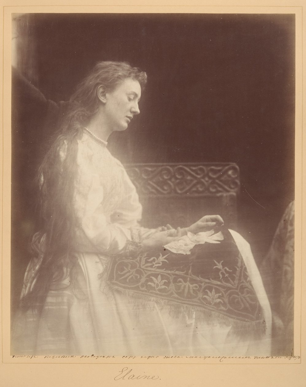 Elaine de Julia Margaret Cameron