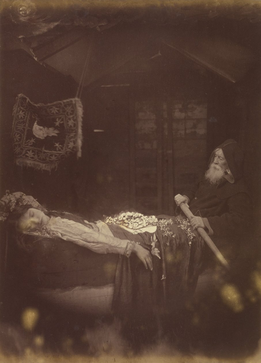 Elaine «e os mortos», impulsionados pelos mudos, subiram com a cheia. de Julia Margaret Cameron