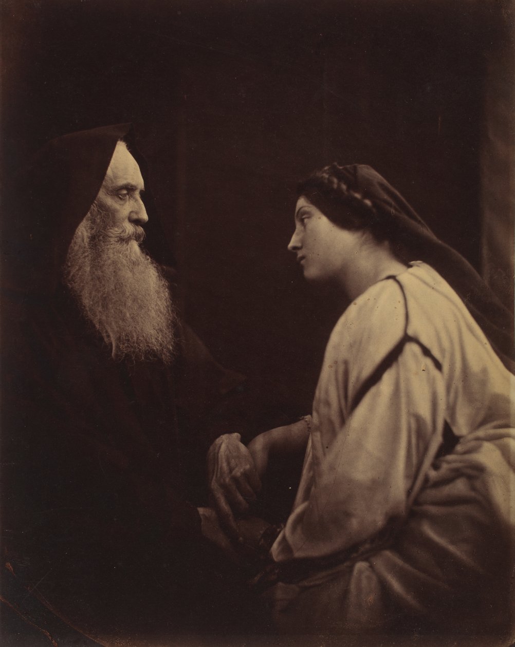 Frei Lourenço e Julieta de Julia Margaret Cameron