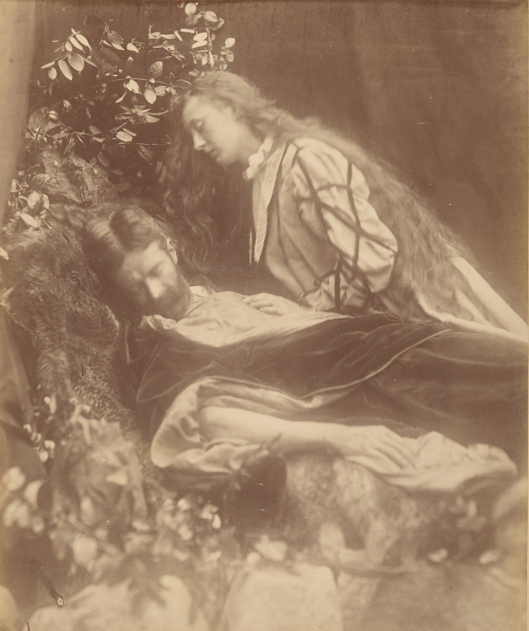 Gareth e Lynette, 1874. de Julia Margaret Cameron