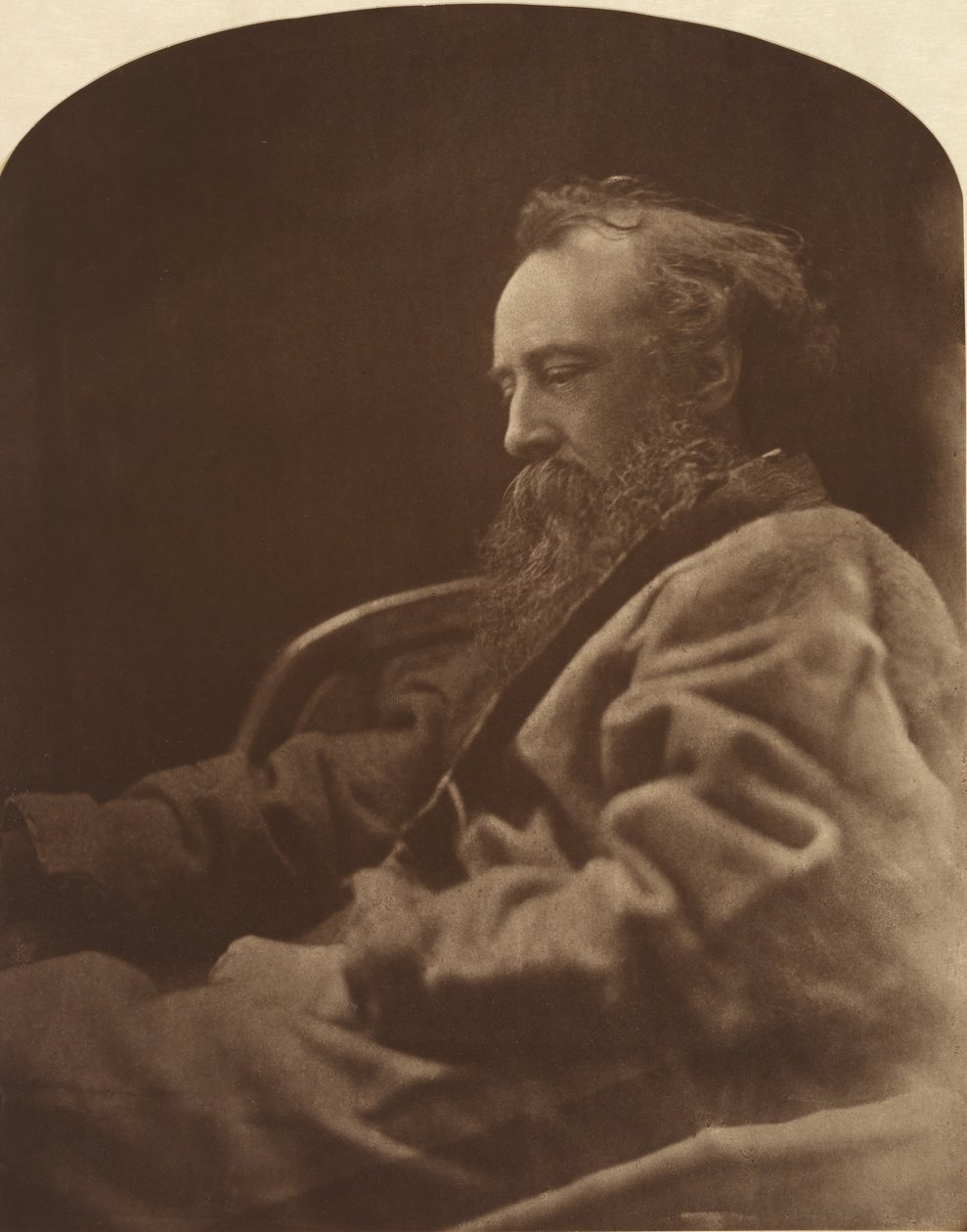 George Frederick Watts, 1864, impresso ca. 1905. de Julia Margaret Cameron