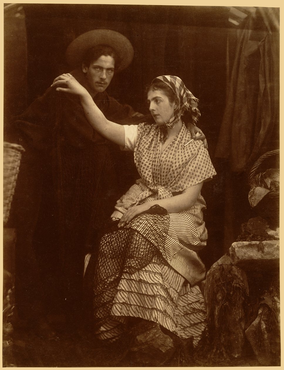 "Não vás ainda": A despedida do pescador de Julia Margaret Cameron