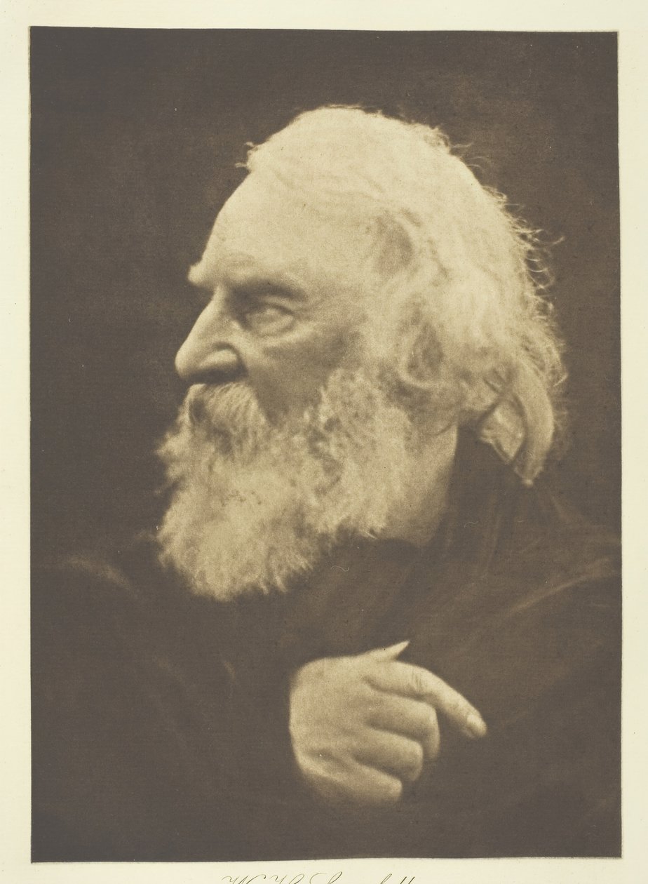H. W. Longfellow, 1868, impresso c. 1893. de Julia Margaret Cameron