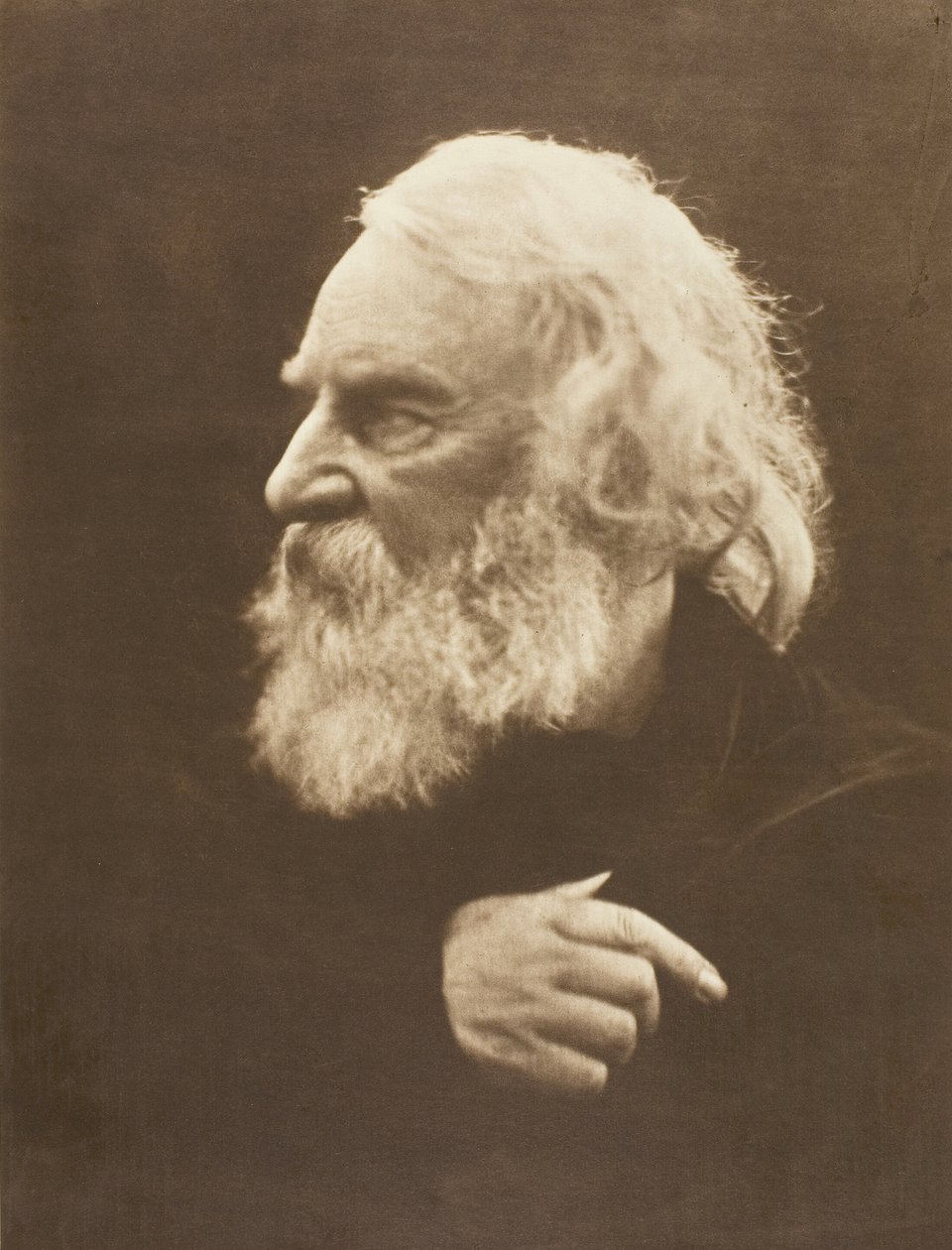 Henry Wadsworth Longfellow, 1868, impresso em 1875. de Julia Margaret Cameron