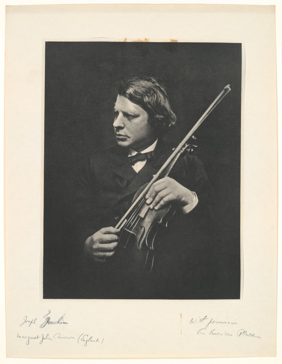 Joseph Joachim de Julia Margaret Cameron