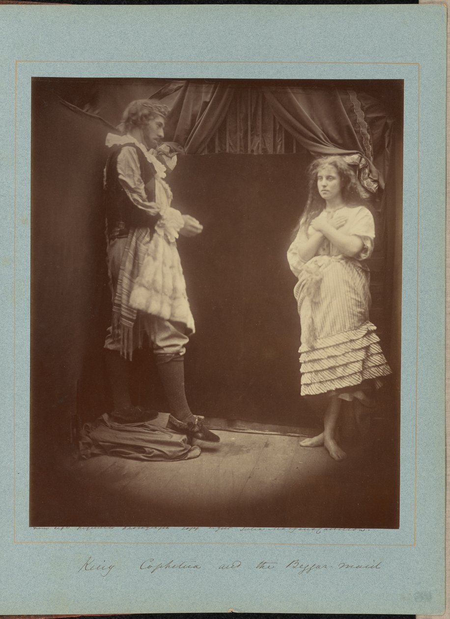 O rei Cophetua e a donzela mendiga de Julia Margaret Cameron